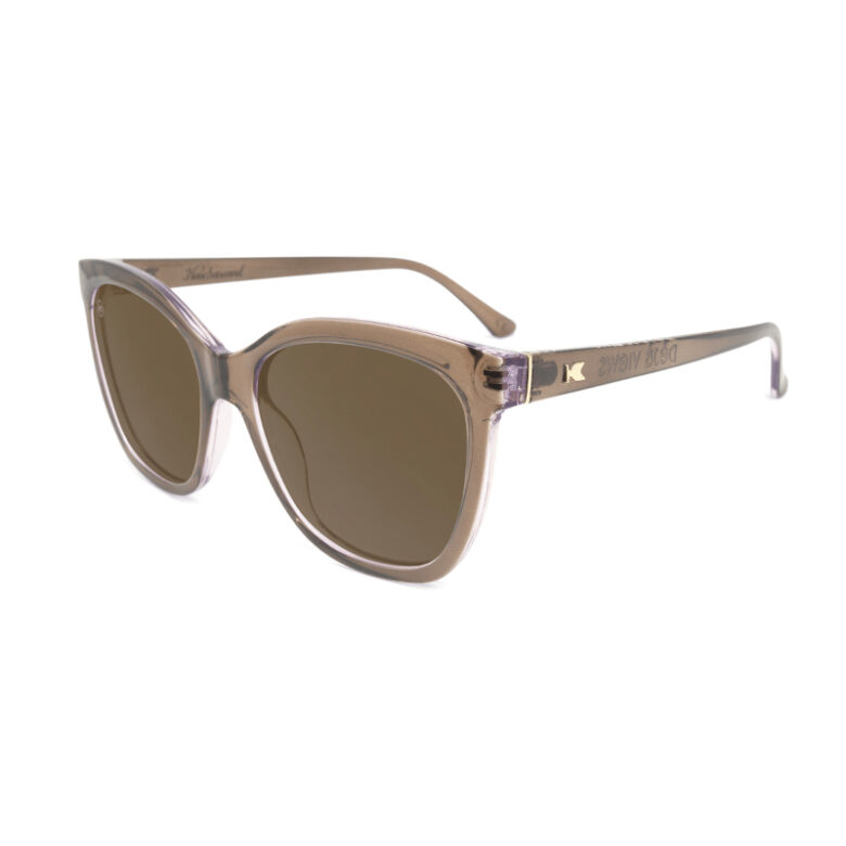 Błyszczące damskie okulary przeciwsłoneczne Deja Views Purple Haze Knockaround