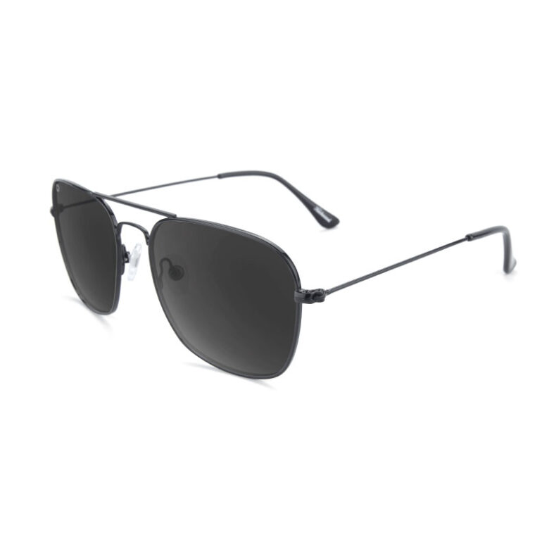 Małe czarne okulary przeciwsłoneczne pilotki Mount Evans Knockaround