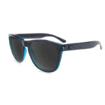 Czarne błyszczące okulary przeciwsłoneczne Knockaround Premiums Black ocean