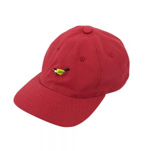 Czerwona czapka z daszkiem Sikorka