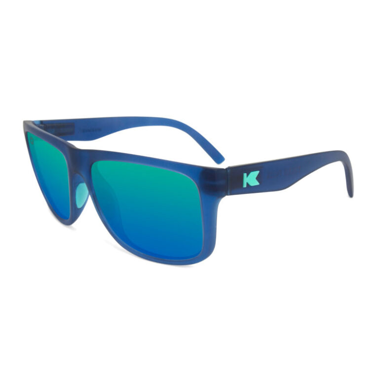 Duże granatowe okulary przeciwsłoneczne Torrey Pines Navy Mint Knockaround