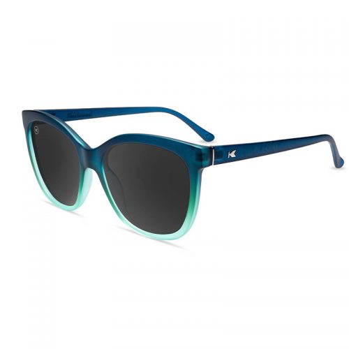 Niebieskie damskie okulary przeciwsłoneczne Deja Views Rising Tide Knockaround