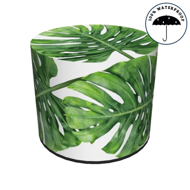 Wodoodporna pufa ogrodowa Monstera - Galapagos Biała