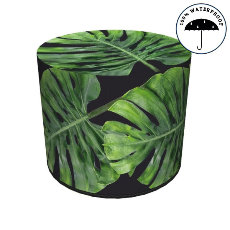 Wodoodporna pufa ogrodowa liście Monstera - Galapagos