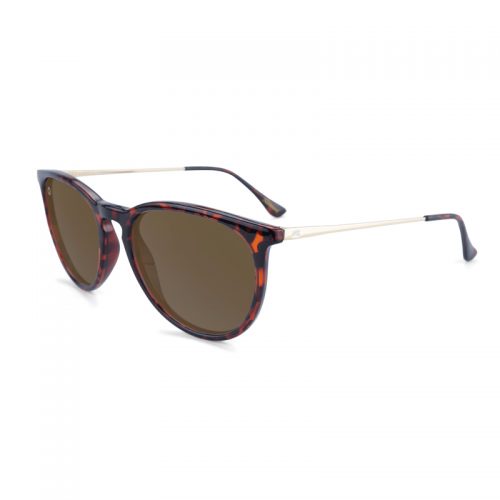 Damskie okulary przeciwsłoneczne Mary Janes brązowe panterki Knockaround