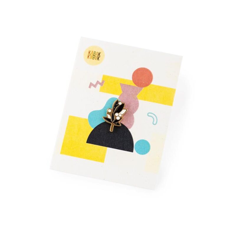 Pin przypinka Kabak - Kwiatek