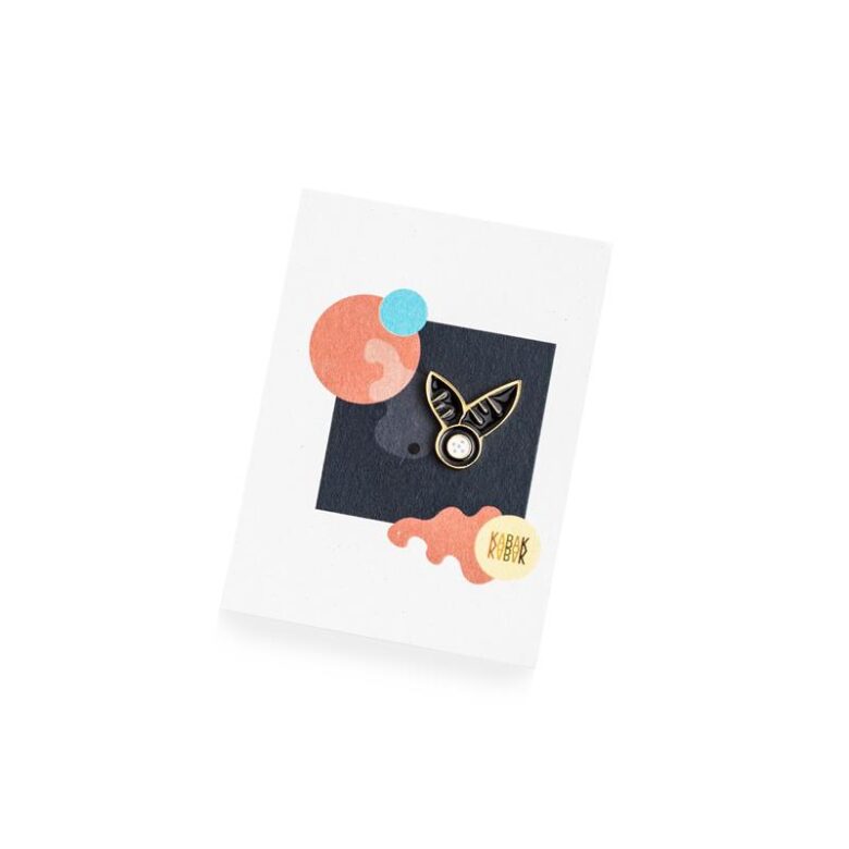 Pin przypinka Kabak - Listek
