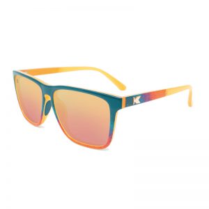 Pomarańczowe sportowe okulary przeciwsłoneczne Fast Lanes Desert Knockaround