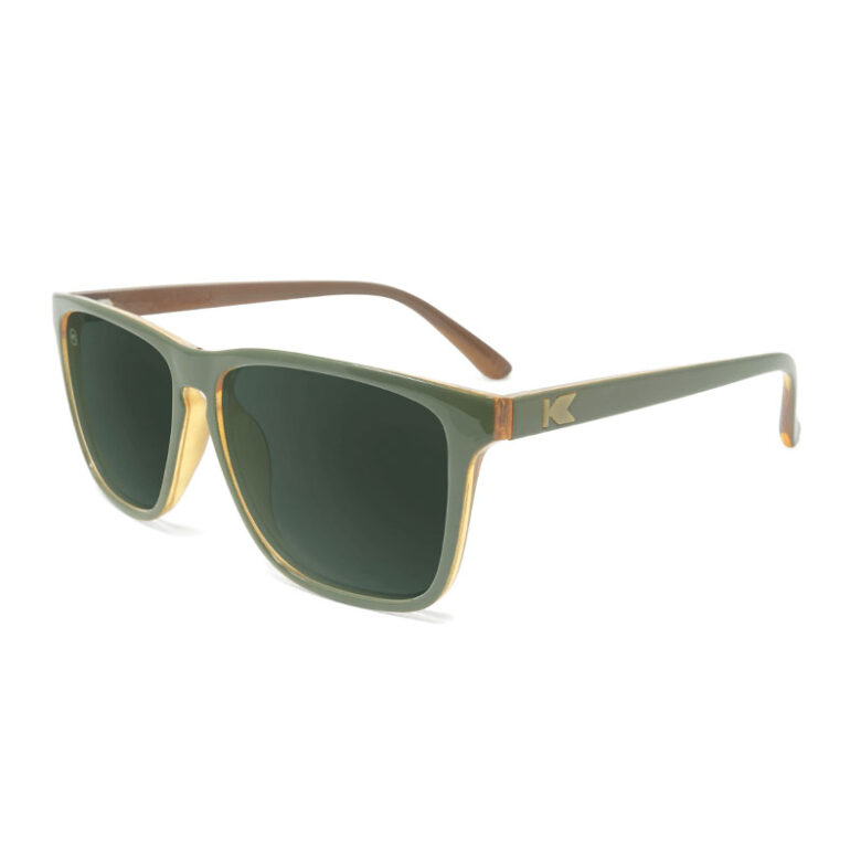 Zielone okulary przeciwsłoneczne Fast Lanes Coyote Call Knockaround