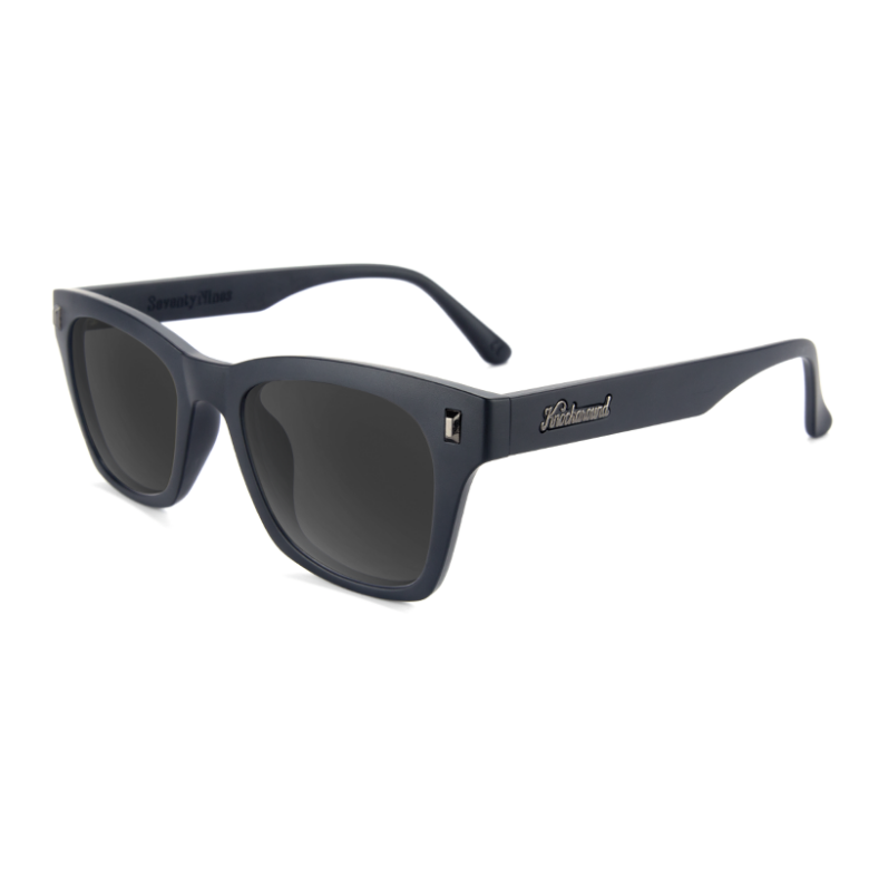 Stylowe czarne okulary przeciwsłoneczne Seventy Nines Black Smoke Knockaround