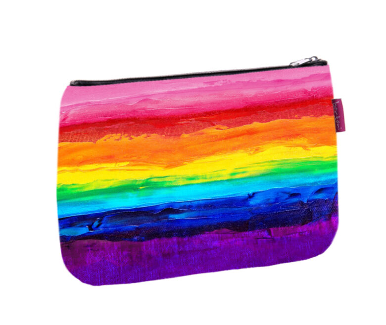 Kosmetyczka damska saszetka tęczowa Colorfull Pride