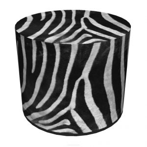 Pufa Dekoracyjna do siedzenia wzór Zebra
