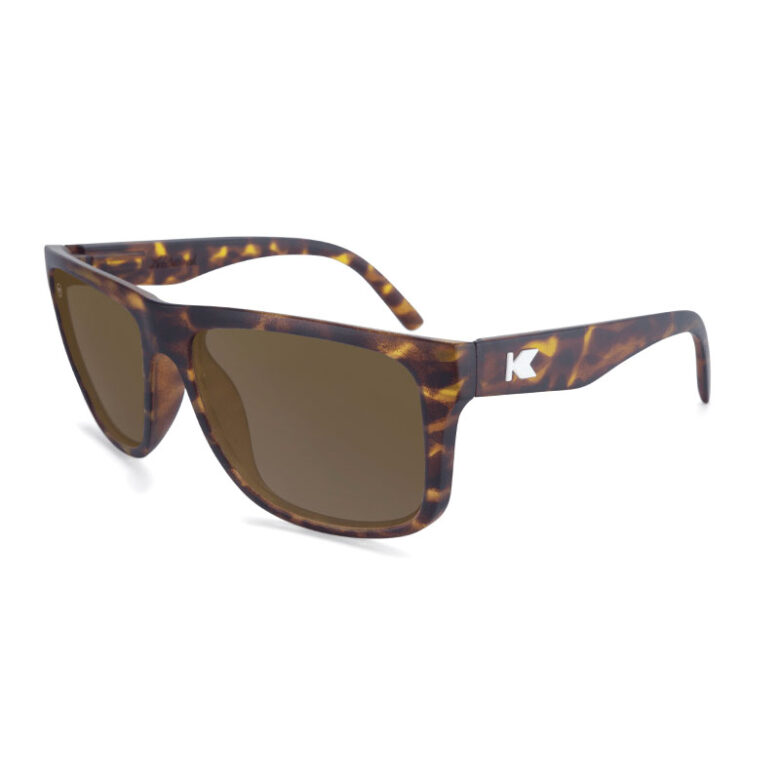 Duże okulary przeciwsłoneczne w panterkę Torrey Pines Knockaround