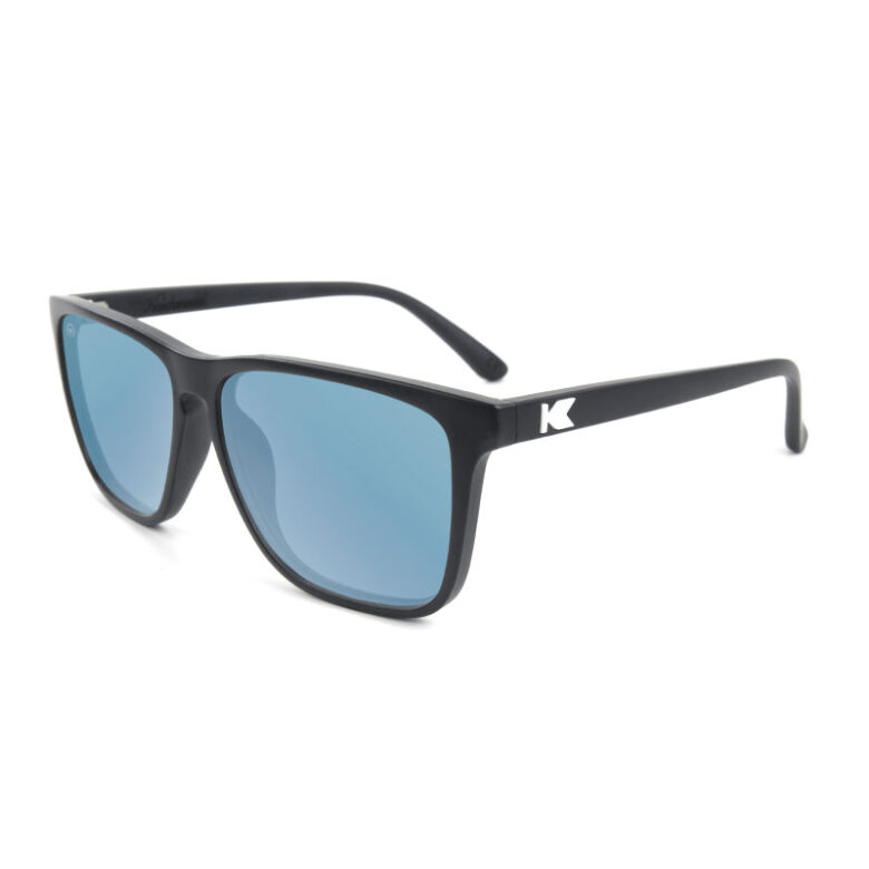 Czarne okulary przeciwsłoneczne Fast Lanes Sky Blue Knockaround