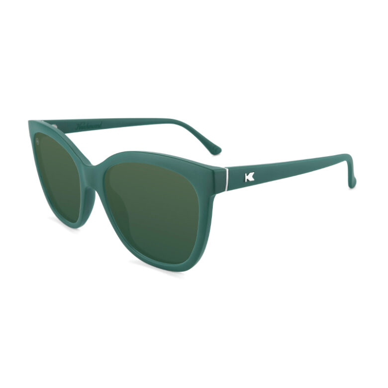 Butelkowe Zielone damskie okulary przeciwsłoneczne Deja Views Poison Ivy Knockaround
