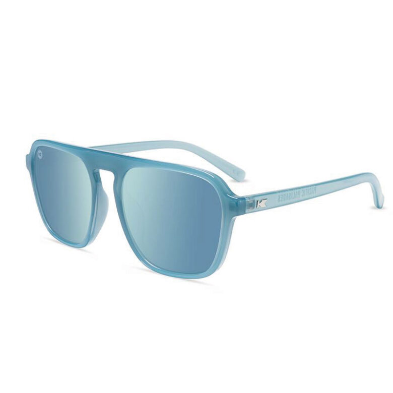 Duże niebieskie okulary przeciwsłoneczne pilotki PACIFIC PALISADES Soul Surfer Knockaround