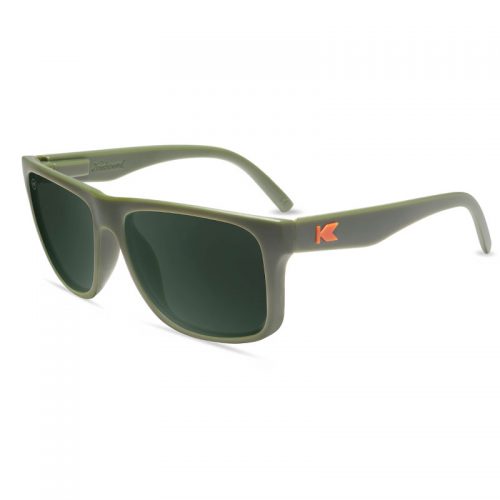 Męskie klasyczne zielone okulary przeciwsłoneczne Torrey Pines Hawk Eye Knockaround