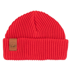 Gruba czapka dziecięca zimowa czerwona