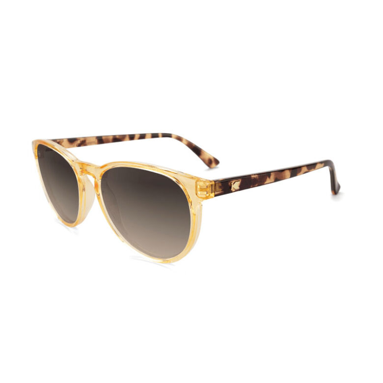 klasyczne damskie brzoskwiniowe okulary beverly peach Mai Tais Knockaround