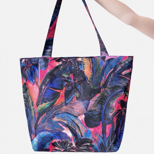 Duża torba shopper z kolorowym printem Aruba