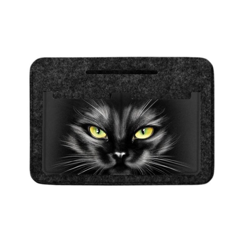 Organizer filcowy do torebki ciemnoszary z kotem Nero