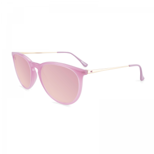 Różowe damskie okrągłe okulary przeciwsłoneczne Mary Janes Pink Lemonade Knockaround