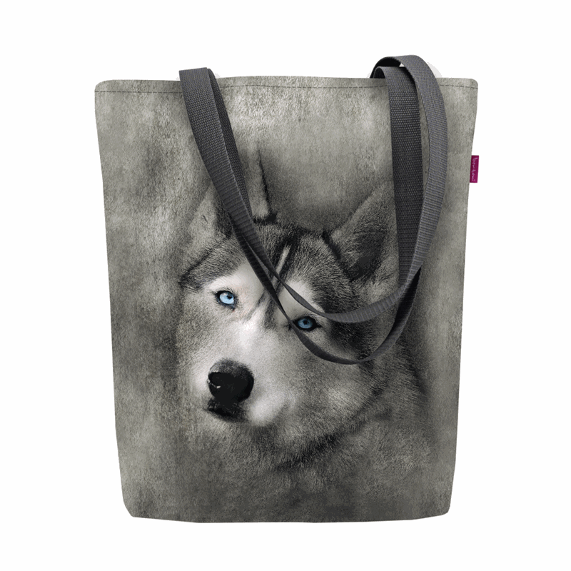 Damska torba z psem Husky