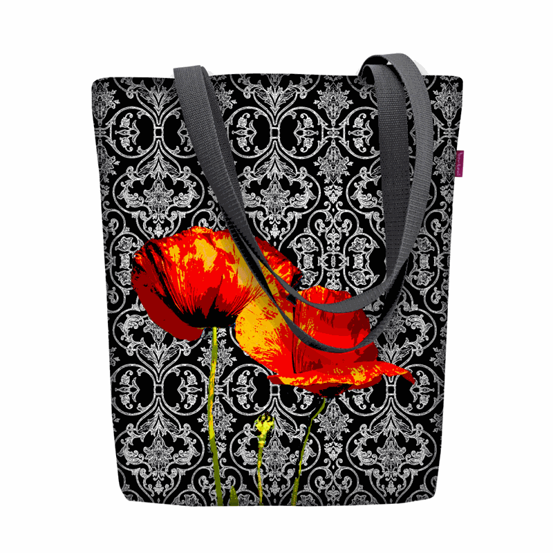 Damska torba w maki Poppies