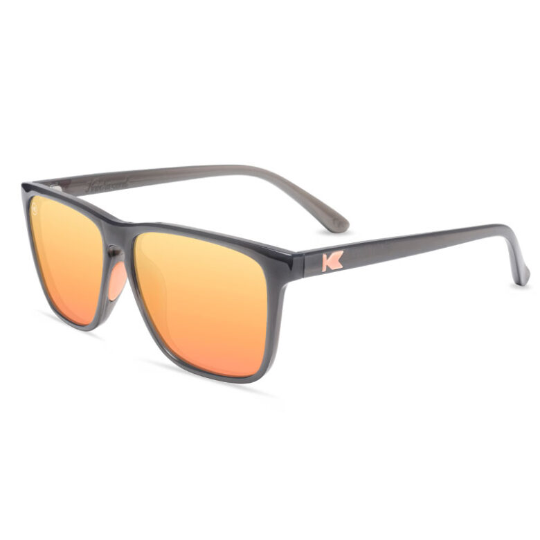 Szare sportowe okulary przeciwsłoneczne Fast Lanes Jelly Grey Knockaround
