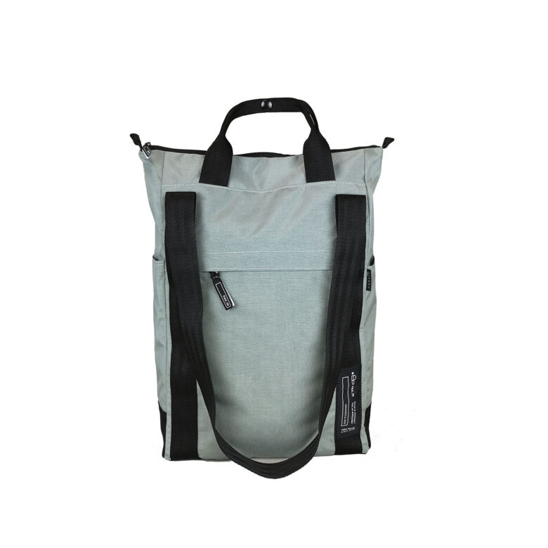 Klasyczny szary torebko plecak unisex Pak.In