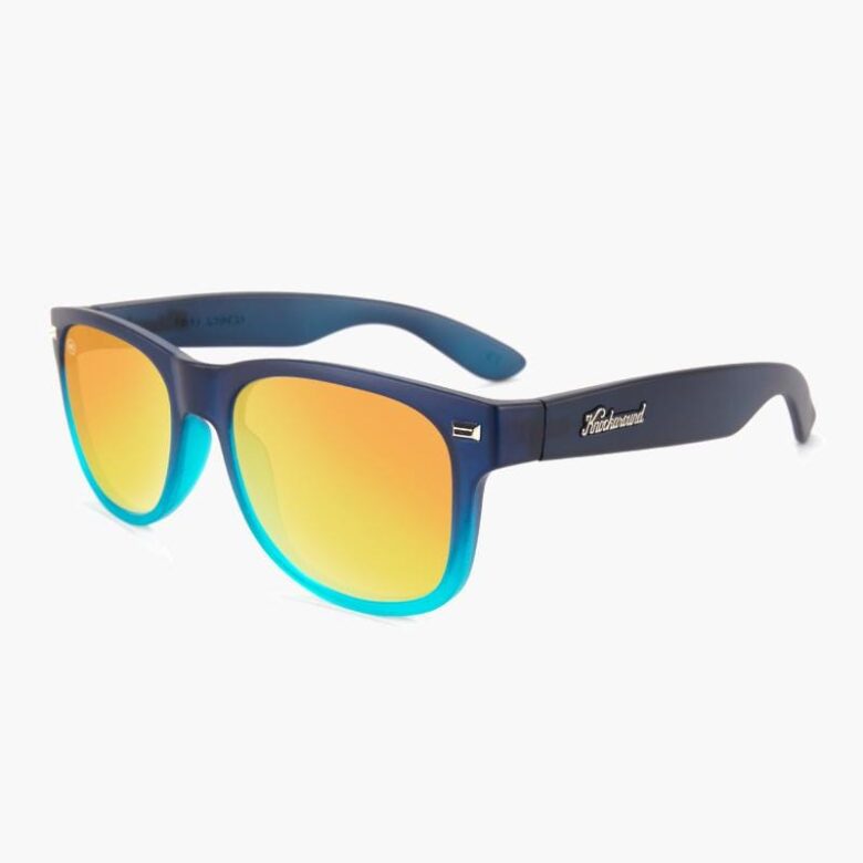 Granatowe cieniowane okulary przeciwsłoneczne Fort Knocks Navy Sunset Knockaround
