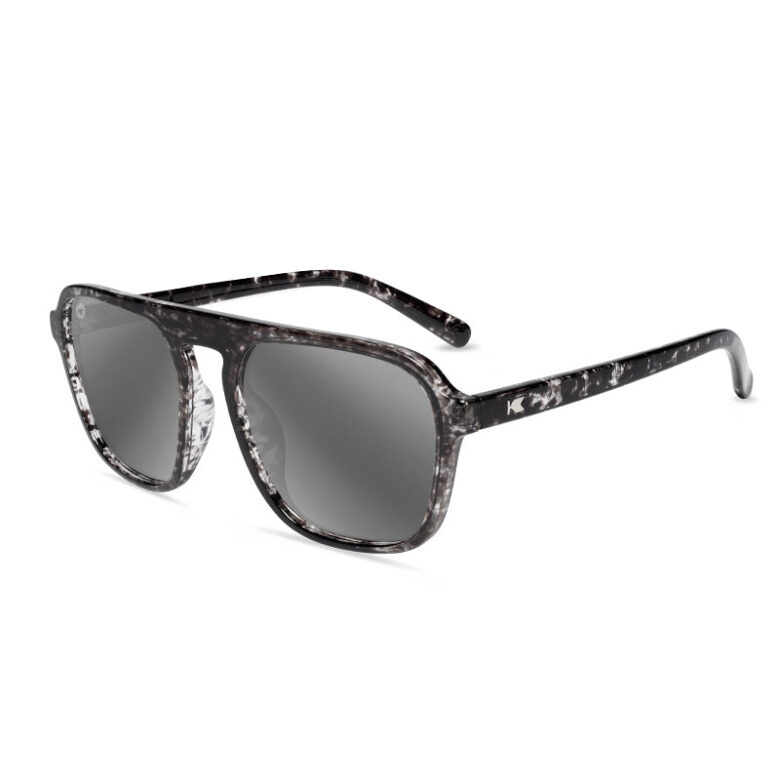 Duże szare okulary pilotki Pacific Palisades Knockaround