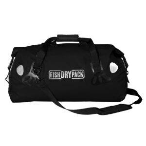 Czarna torba FishDryPack Duffle 50L