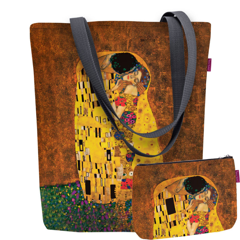 Sunny Pocałunek Gustav Klimt torba z kosmetyczką zestaw