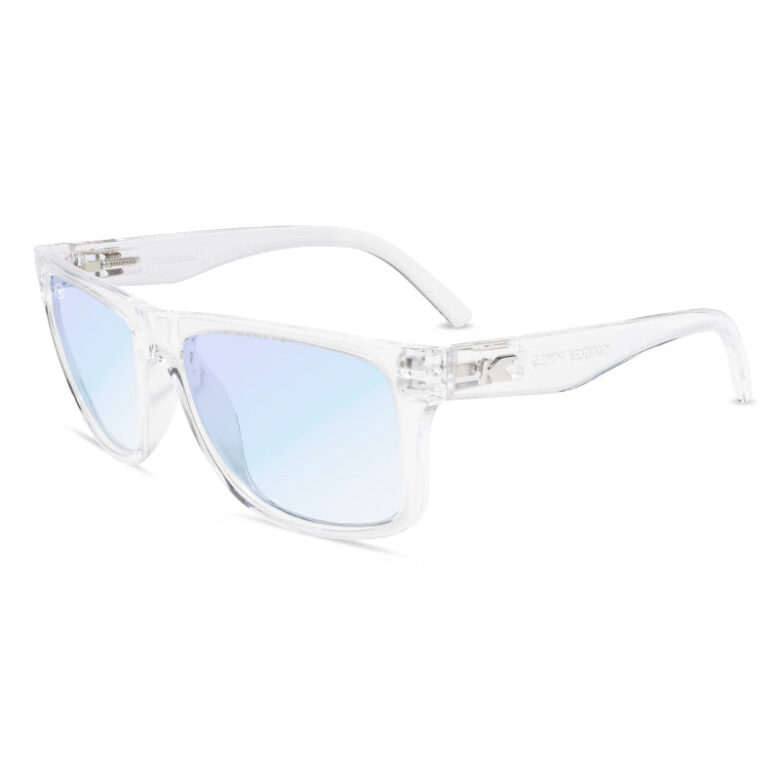 Przezroczyste męskie okulary zerówki Torrey Pines Knockaround