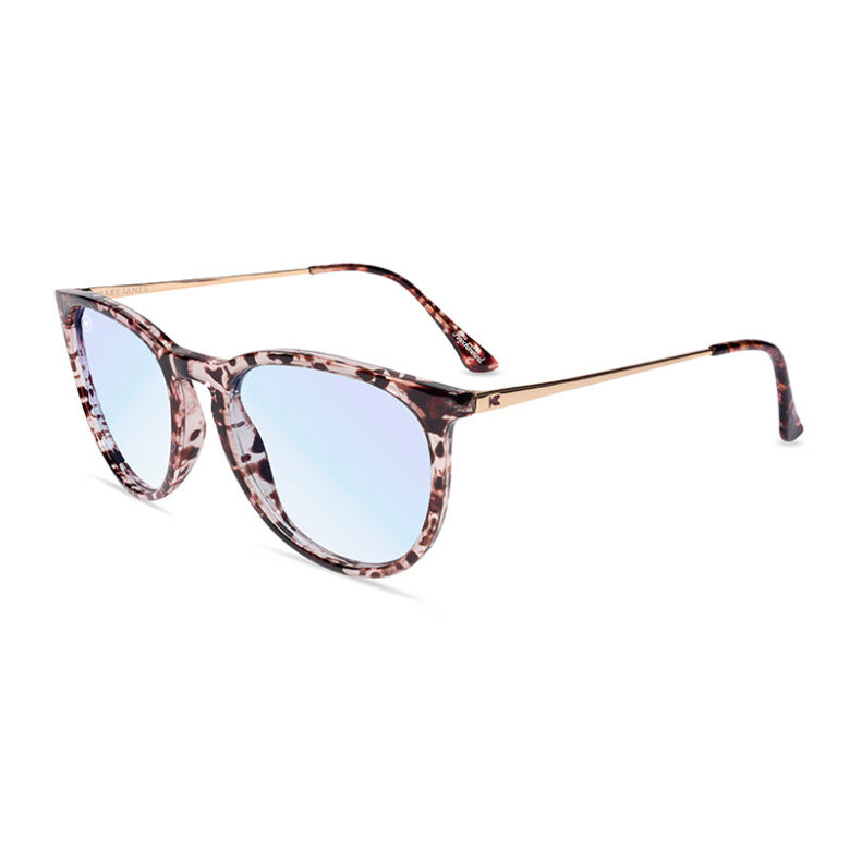 Wzorzyste okrągłe okulary zerówki Mary Janes Rebel Rose Knockaround