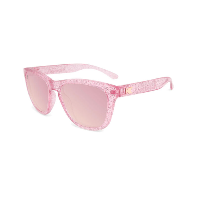 Dziecięce okulary z brokatem Pink Sparkle Knockaround