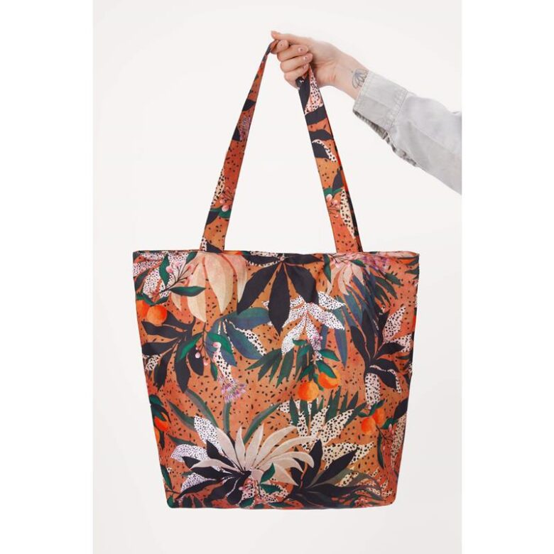 Duża torba na ramię shopper Morele dziendobry