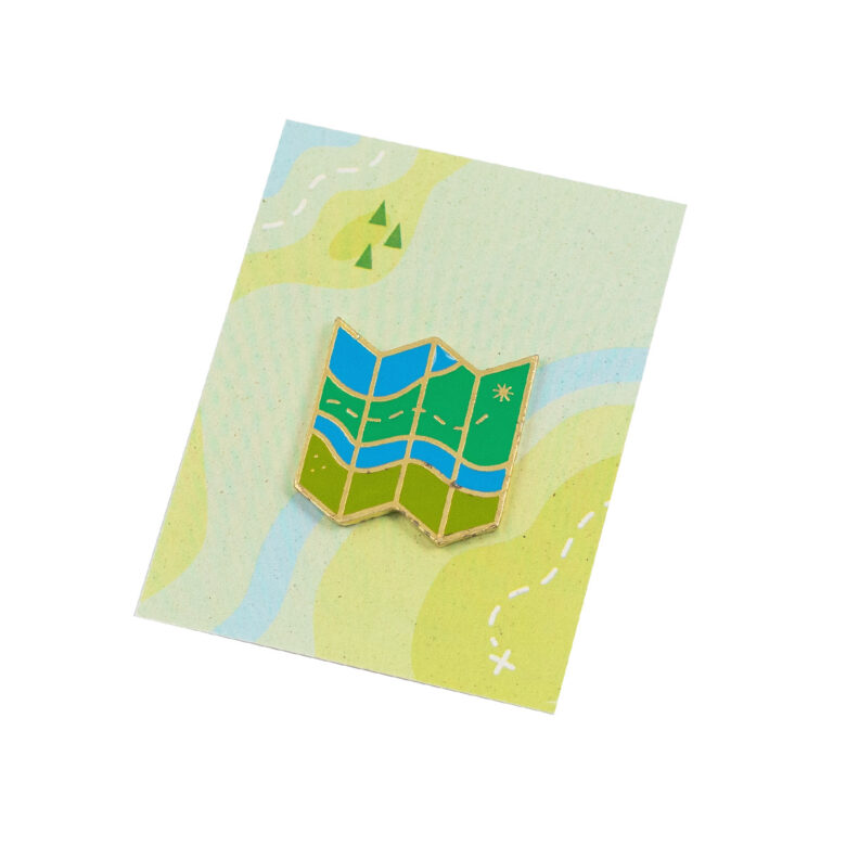 Pin przypinka Kabak - Mapa