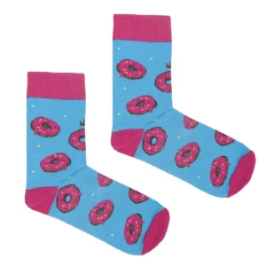 Skarpetki donuty turkusowe Kabak