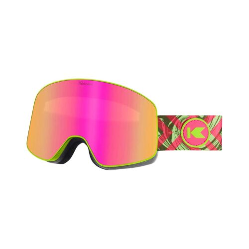 Neonowe gogle narciarskie X-Rays