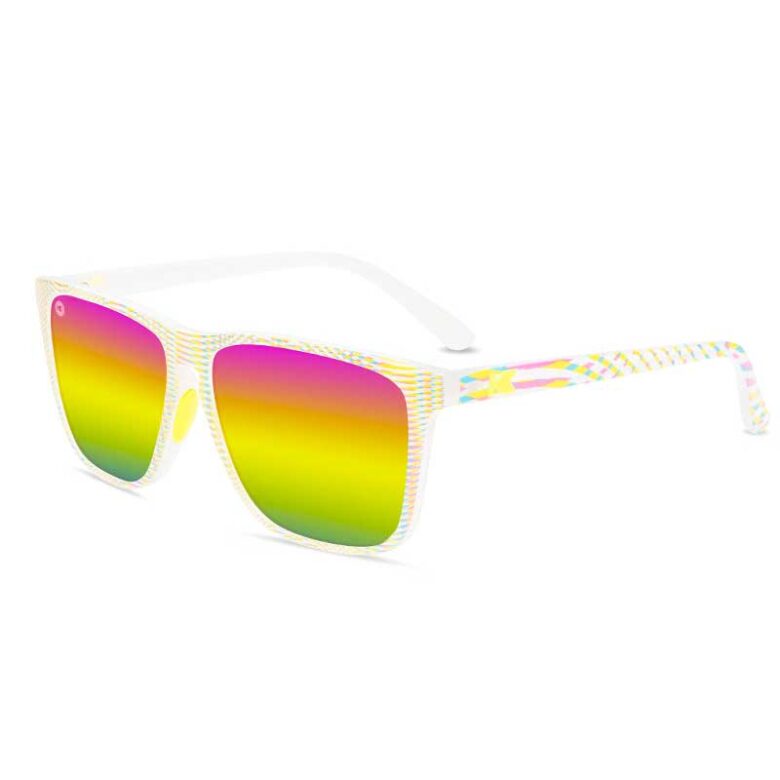 Białe sportowe okulary Show Opener Fast Lanes Knockaround