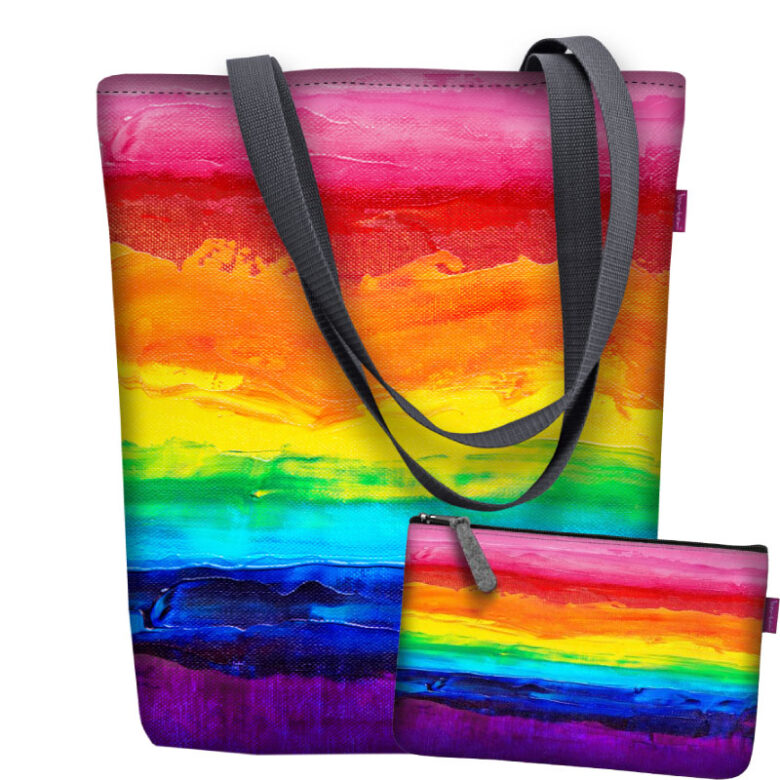 Torba i kosmetyczka filcowa Colorfull