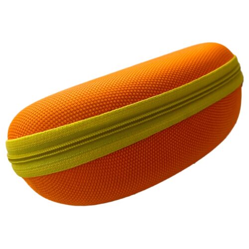 Pomarańczowe sztywne etui do okularów STOCK