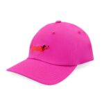 Różowa czapka z daszkiem Jamnik