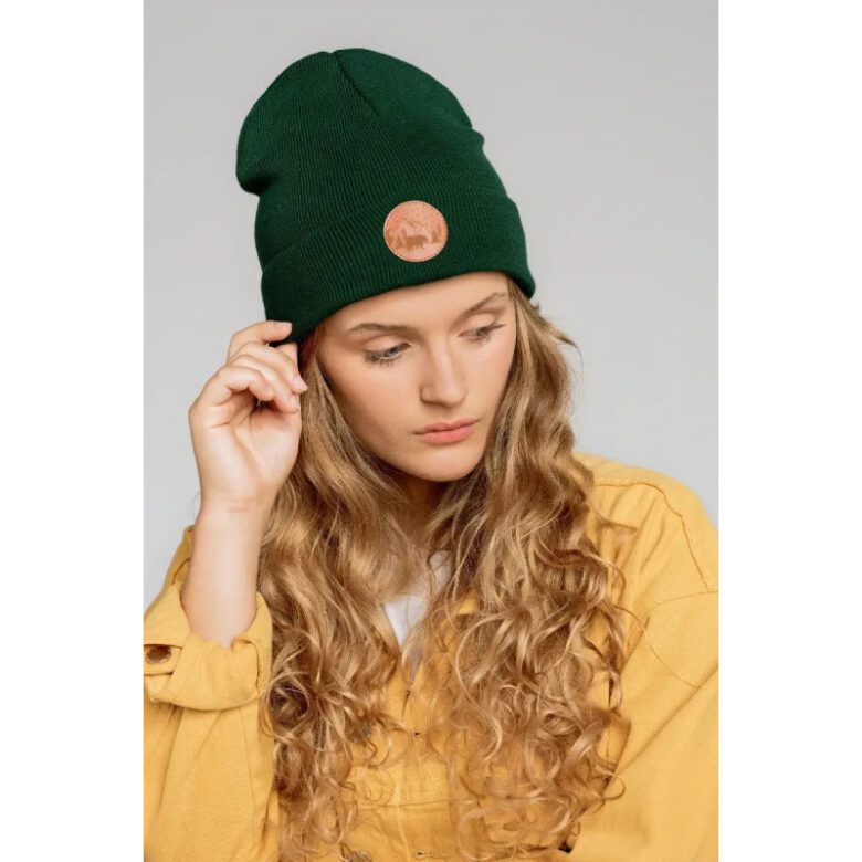 bawelniana-czapka-beanie-butelkowa-zielen