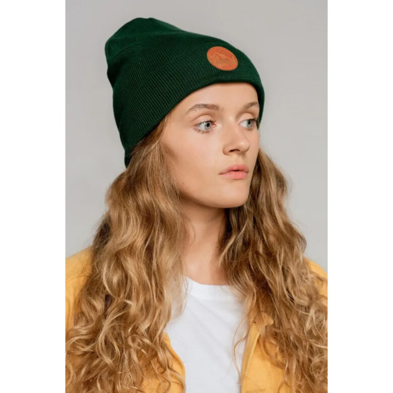 bawelniana-czapka-beanie-butelkowa-zielen