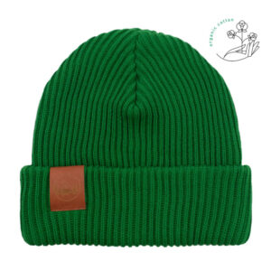 zimowa-bawelniana-czapka-zielona