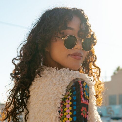 zlote-okulary-lenonki-gold-aviator-green