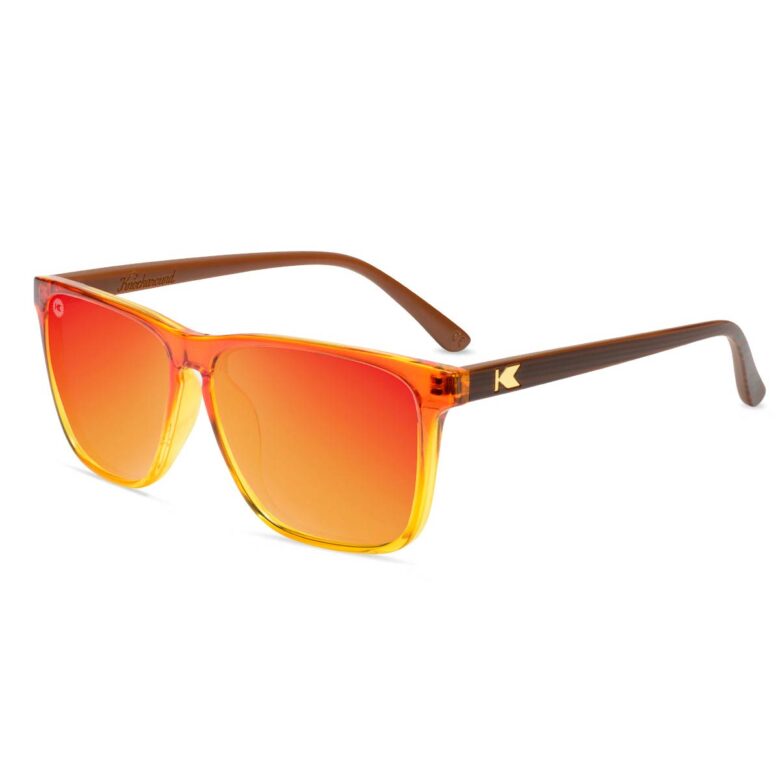 Pomarańczowe okulary Firewood Fast Lanes Knockaround
